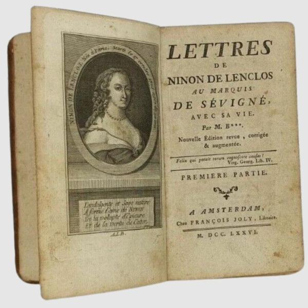 Ninon De Lenclos. Lettres au marquis de Sévigné. www.colonneselibri.it