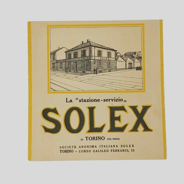 Solex, Stazione di Servizio. Torino. www.colonneselibri.it