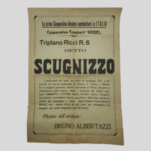 Celebrazione della Vittoria Italiana. Aviazione Triplano Ricci R. 6. www.colonneselibri.it