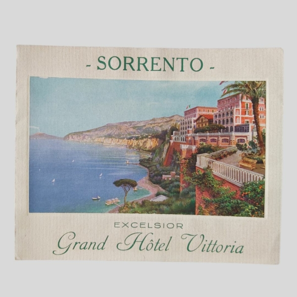 Sorrento. Excelsior Grand Hotel Vittoria. www.colonneselibri.it