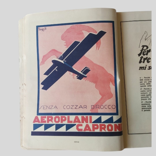 L'Ala d'Italia. Aeronautica. Febbraio 1928. www.colonneselibri.it