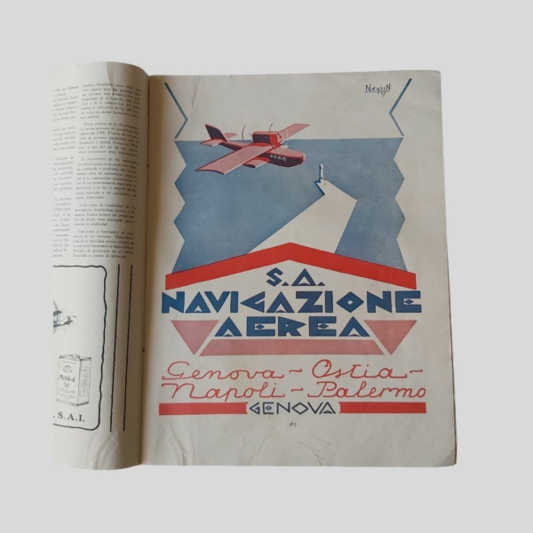 L'Ala d'Italia. Aeronautica. Maggio 1927. www.colonneselibri.it