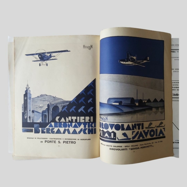 L'Ala d'Italia. Aeronautica. luglio 1928. www.colonneselibri.it