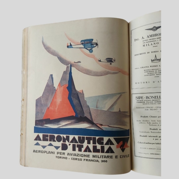 L'Ala d'Italia. Aeronautica. Febbraio 1928. www.colonneselibri.it