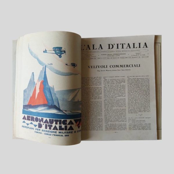 L'Ala d'Italia. Aeronautica. Marzo 1928. www.colonneselibri.it