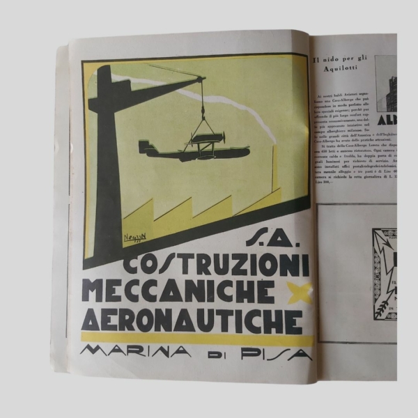 L'Ala d'Italia. Aeronautica. Gennaio 1928. www.colonneselibri.it