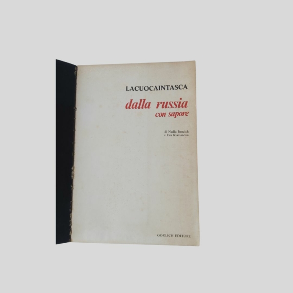 Cucina russa e polacca. I Colonnese libri. Frontespizio