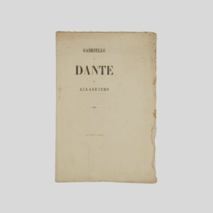 Vittorio Imbriani. Gabriello di Dante 1882. www.colonneselibri.it