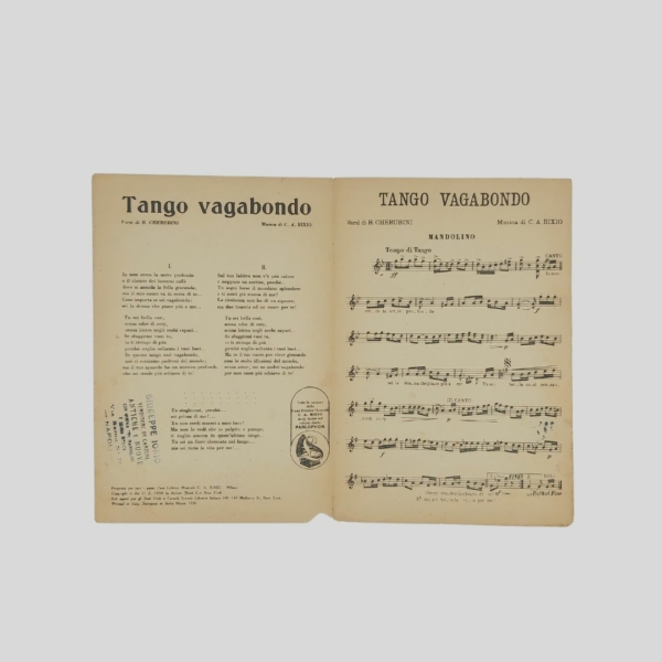 Tango Vagabondo Cherubini - C.A. Bixio