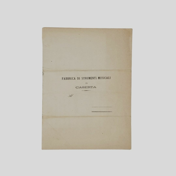 Catalogo strumenti musicali Vincenzo Canelli Caserta