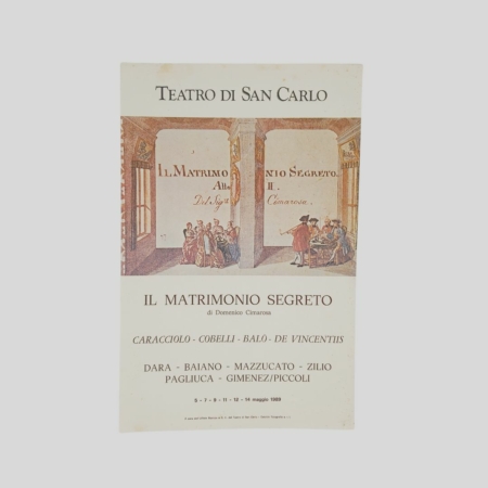 Il Matrimonio Segreto. Teatro San Carlo