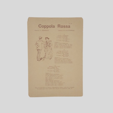 Coppola rossa Federici Giannelli