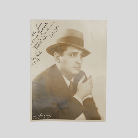 Carlo Buti Autografo Foto 1937 Il primo cantante della Radio