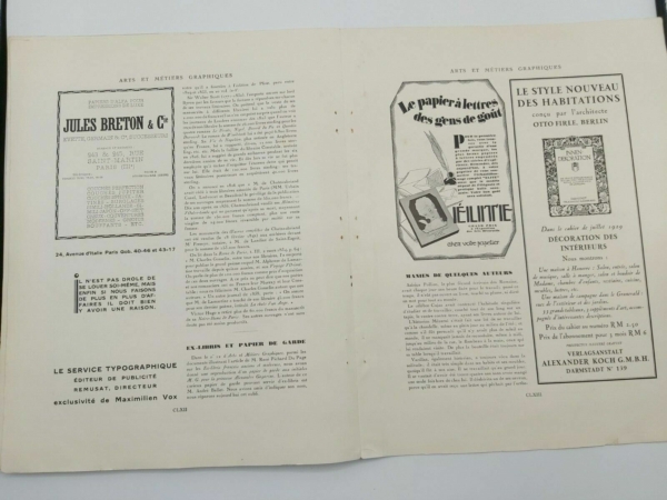 Arts et Métiers Graphiques n. 13. www.colonneselibri.it